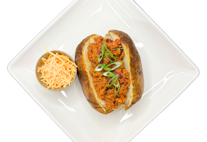 #12 Chili Stuffed Baked Potato